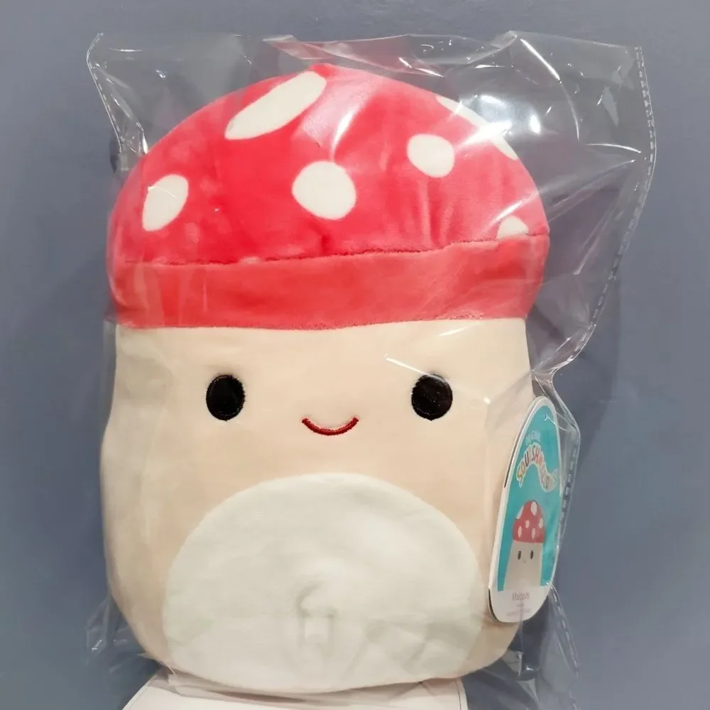 Squishmallows Malcolm the Mushroom 8 inch Kellytoy soft Plush Stuffed Animal HTF